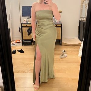 Bec + Bridge The Dreamer Strapless Dress - Sage